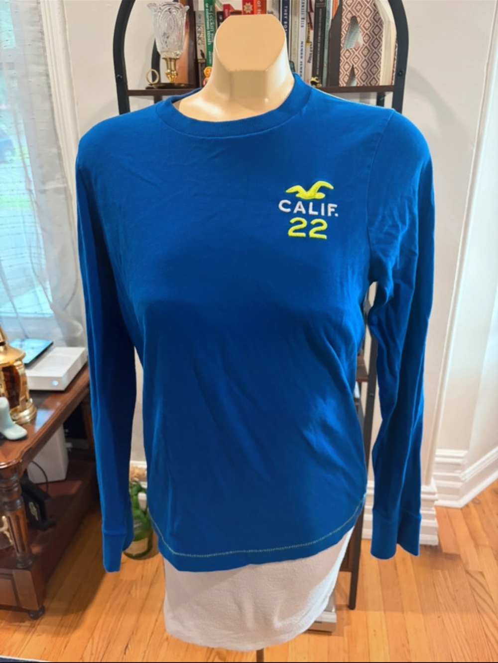Blue Hollister Crewneck Sweatshirt